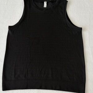 Lululemon Athletica Black Perforated Top
